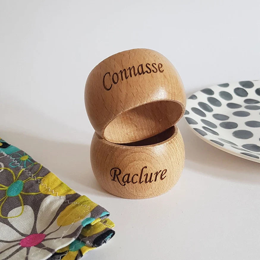 rond de serviette connasse de carton et detoiles