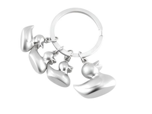 porte cles famille canard metalmorphose