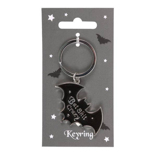 Bat Shit Crazy Bat Keychain