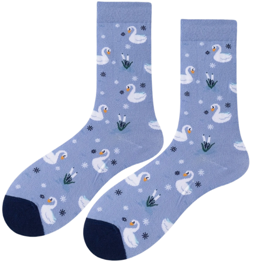chaussettes cygnes blancs mrcol SOX BIRD 046 07251276