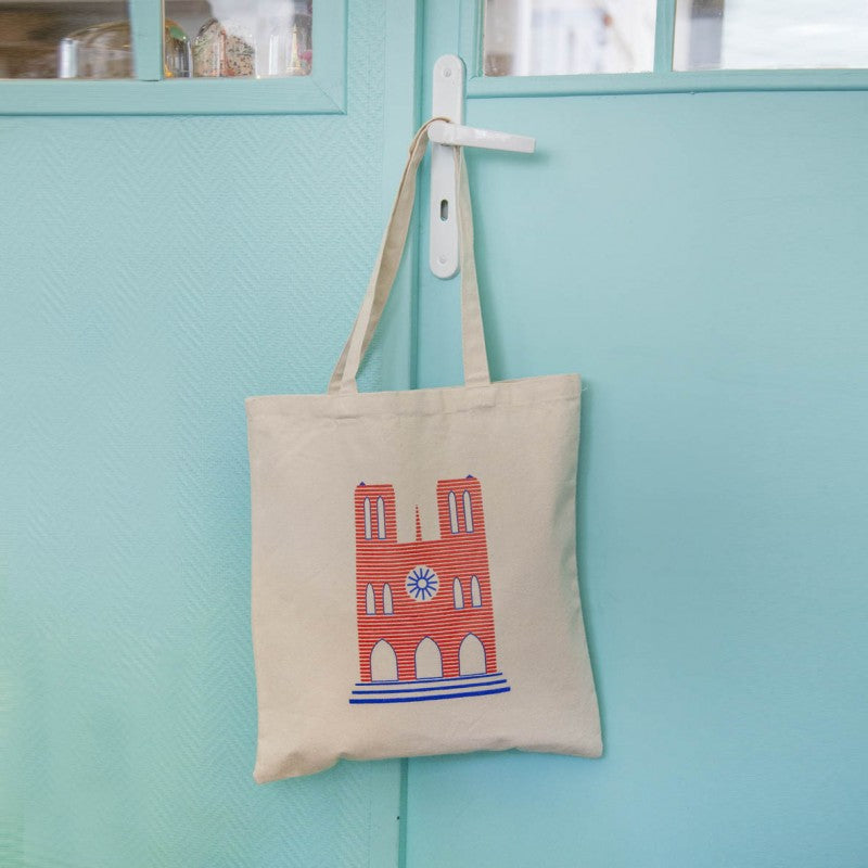 tote bag notre dame les parisettes