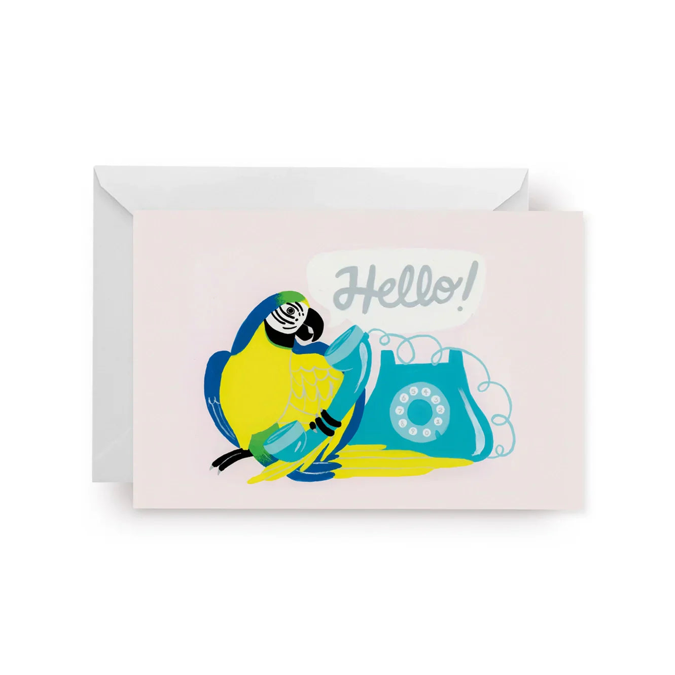 carte de voeux perroquet hello hux loves honey GCM002 09088076