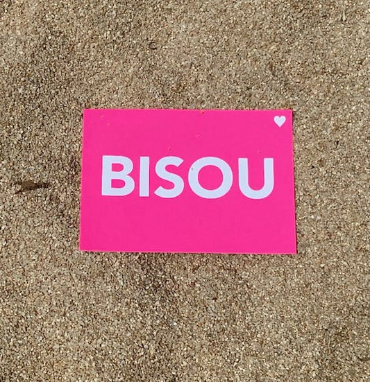 carte fluo bisou pied de poule