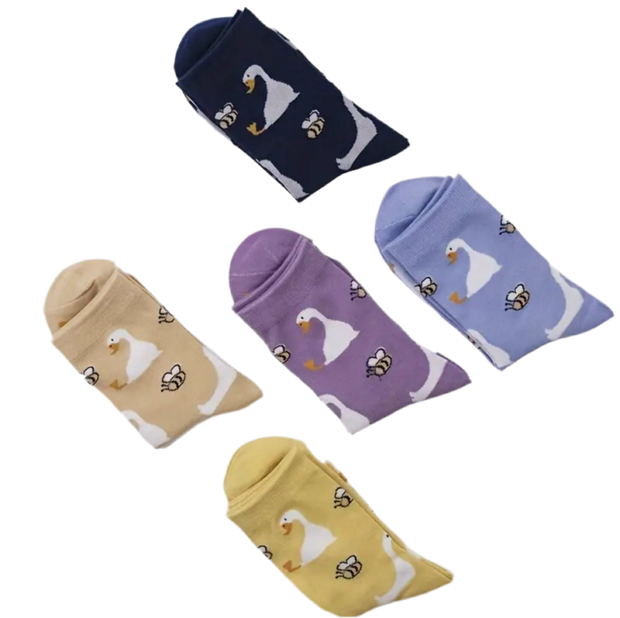 chaussettes canards et abeilles mr colvert