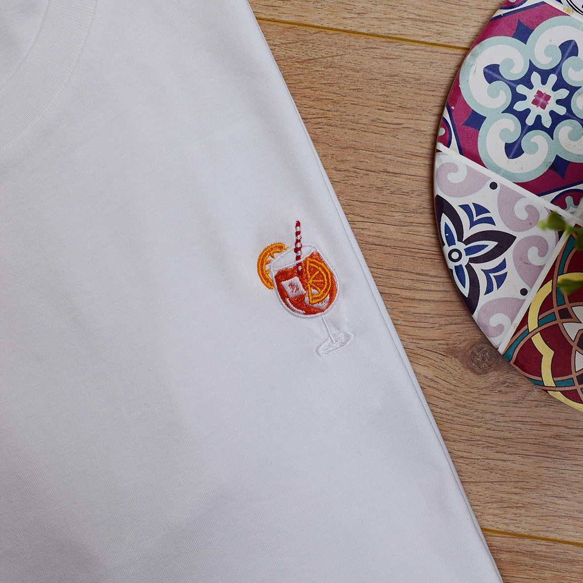t shirt brode aperol spritz juste un t shirt