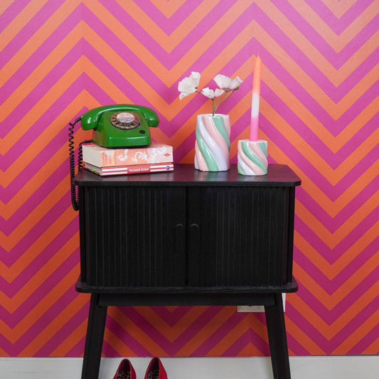 Vase Guimauve - Rose/Menthe/Lilas