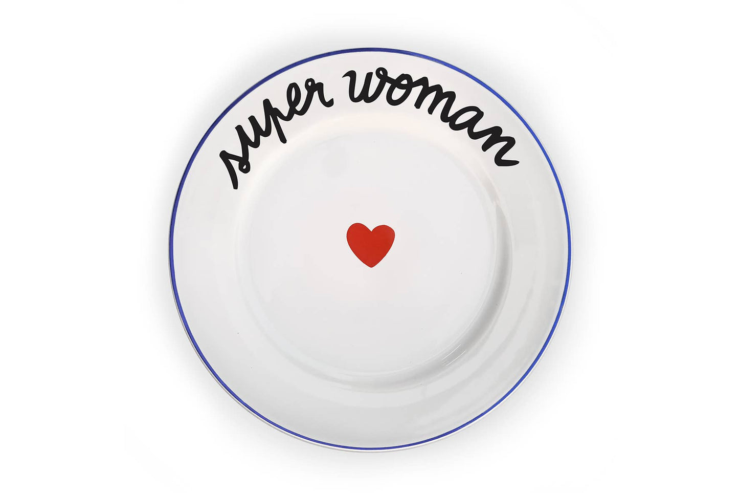 FAMILY HAS A BLAST Plate - Super Woman