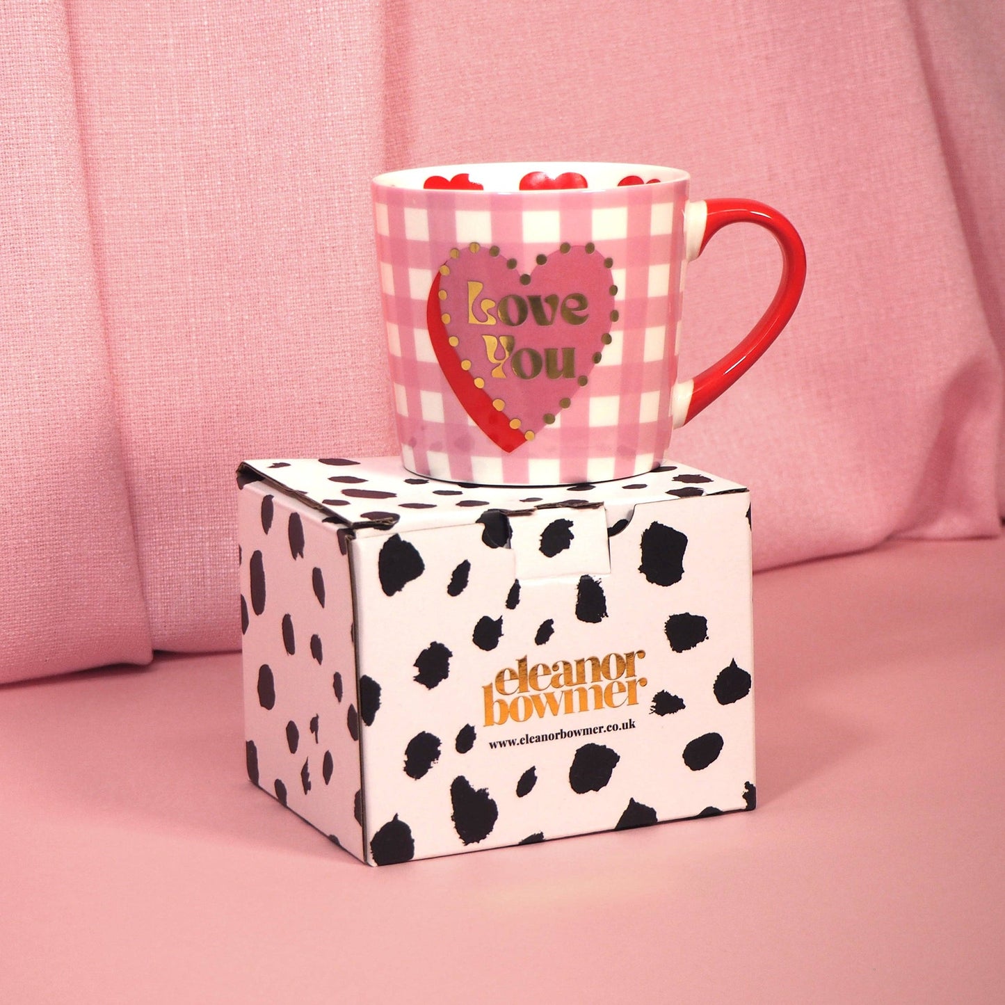 Mug Cœurs “Love You”