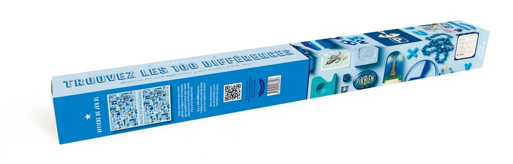 affiche de jeu xl trouvez les 100 differences stratier