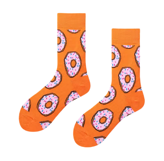 chaussettes donuts roses mrcol SOX FOOD 006 75268172