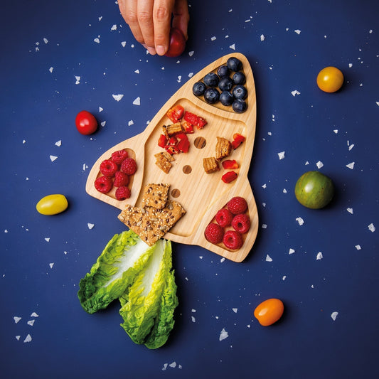 assiette bambou fusee