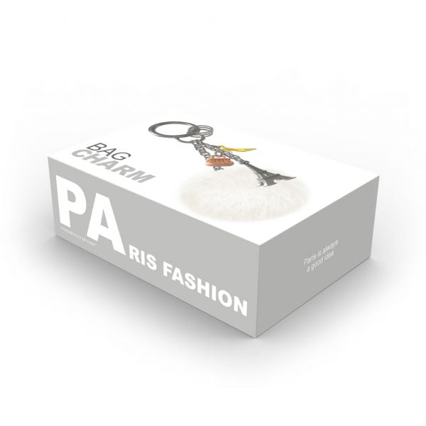 bijou de sac tour eiffel argentee metalmorphose