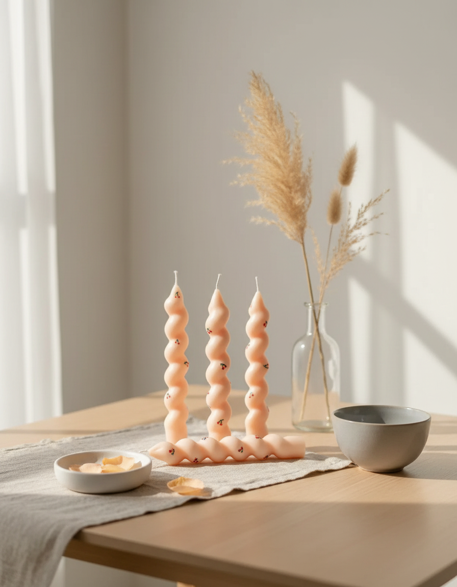 Bougie kierretyt kirsikat