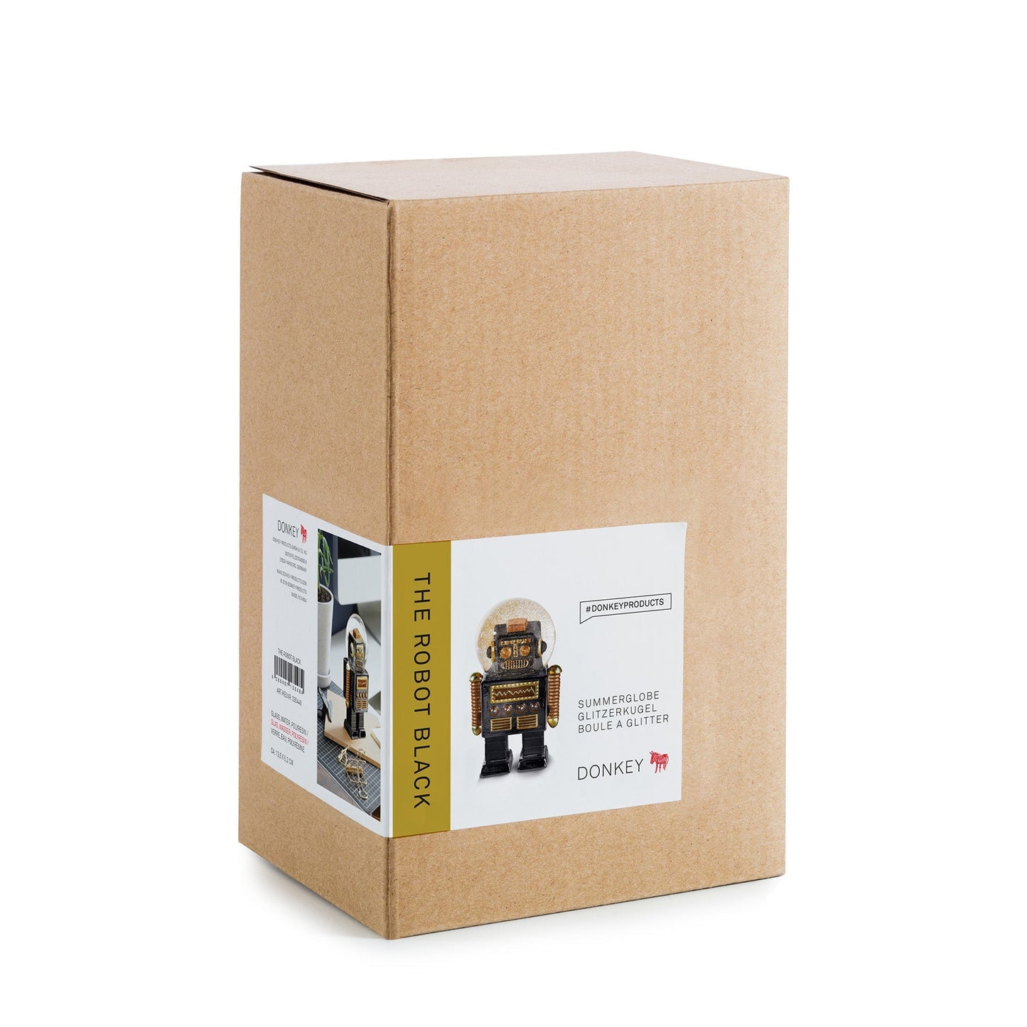 boulle a neige robot noir donkey