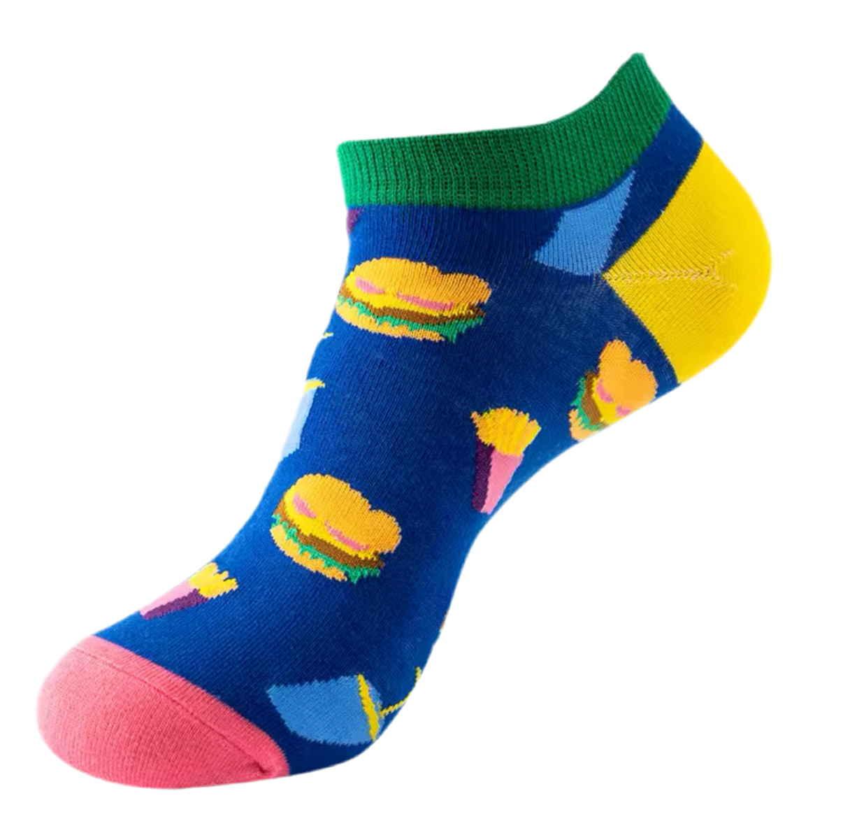 chaussettes courtes junk food
