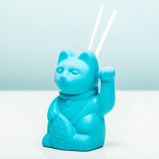 diffuseur de parfum chat chanceux bleu bitten