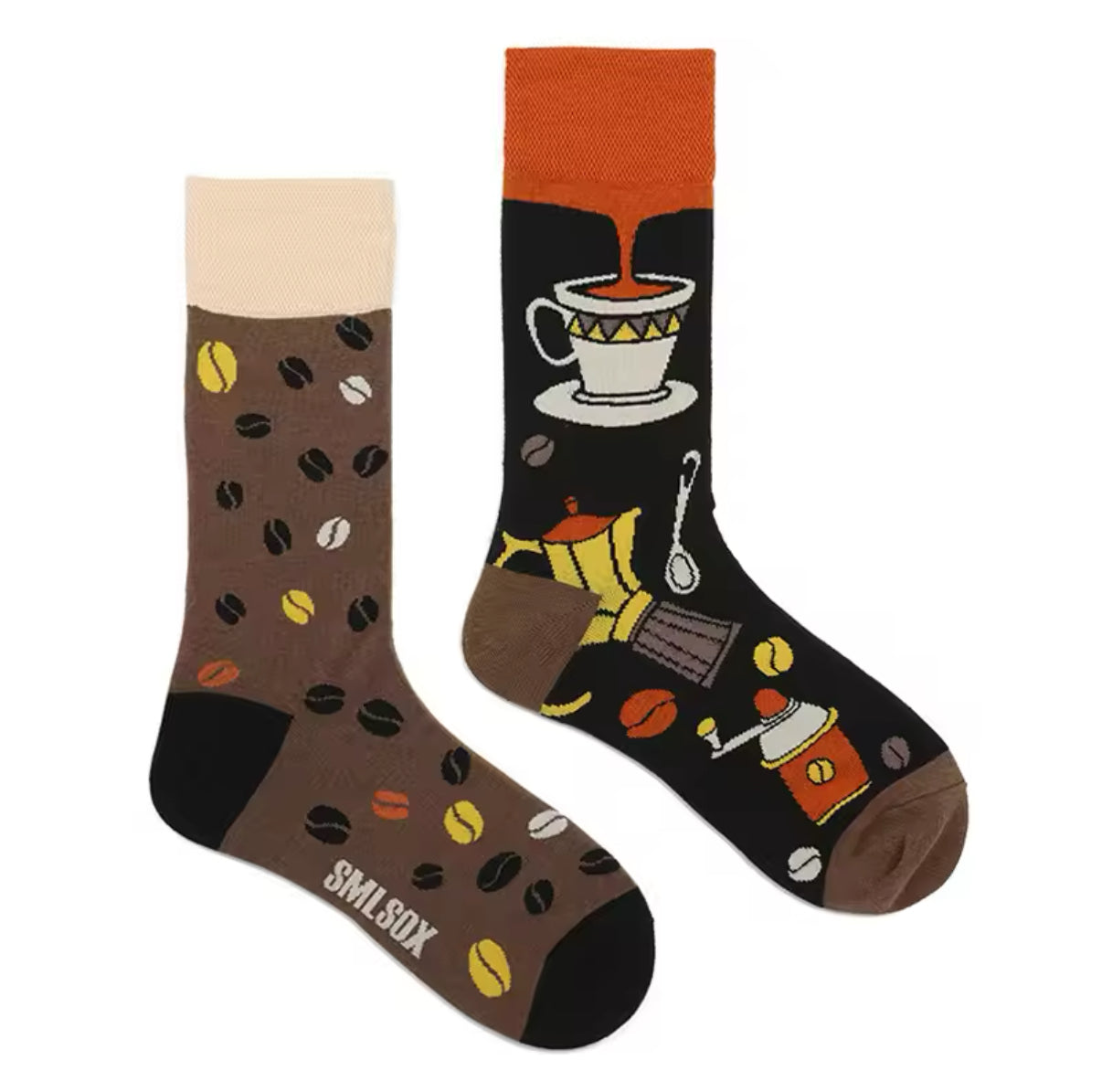 chaussettes depareillees cafe sml sox 768648545966
