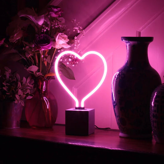 lampe neon coeur
