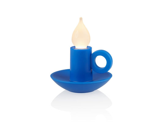 lampe candelabra bleu bitten