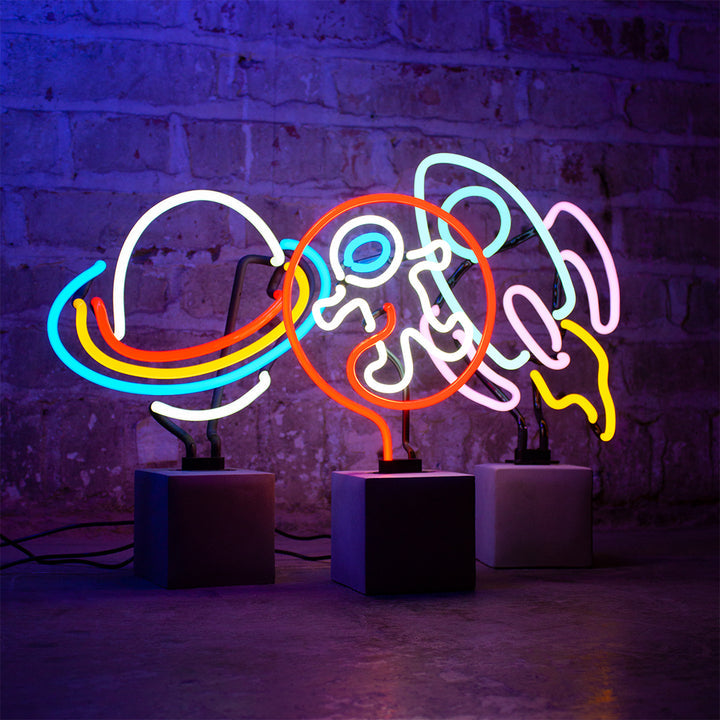 lampe neon astronaute