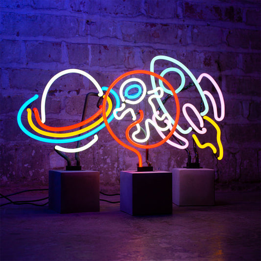 lampe neon astronaute