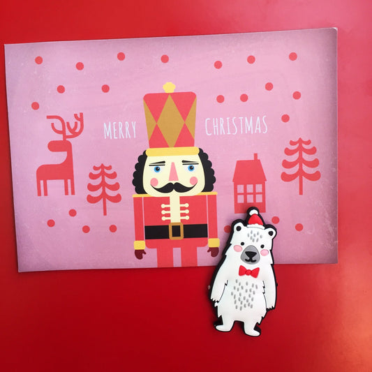 magnet ours blanc jungle empire