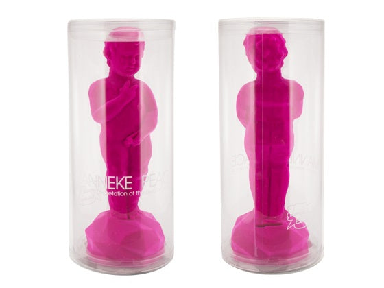 manneke peace tirelire fuchsia limited edition dhink