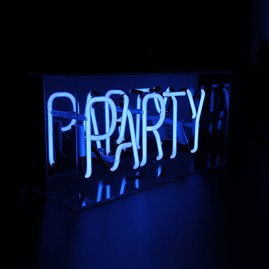 acrylic box neon party