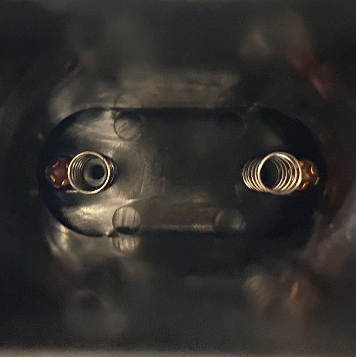 neon replacement glass concrete base aubergine