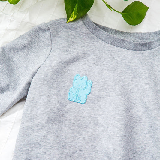 patch chat chanceux bleu donkey