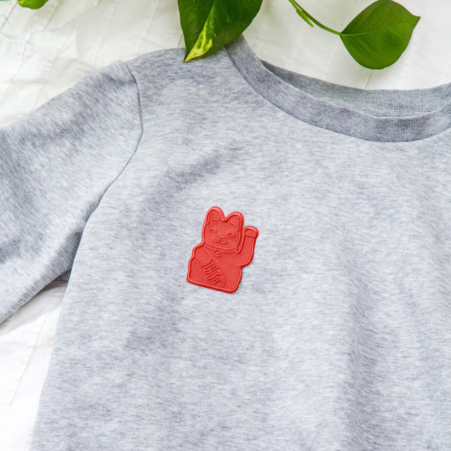 patch chat chanceux rouge donkey