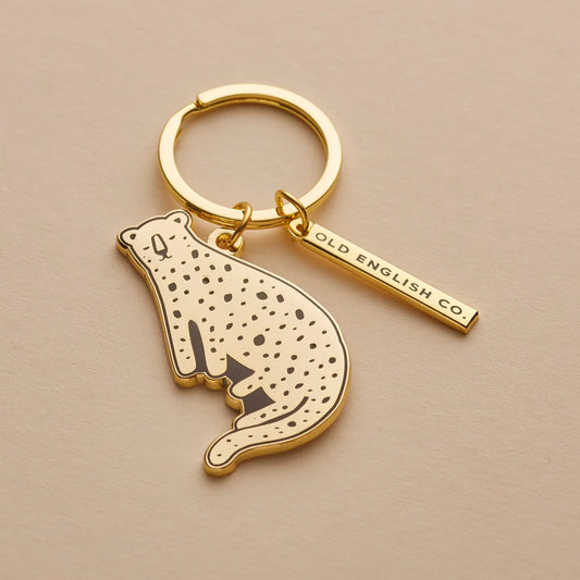 Golden Leopard Keychain