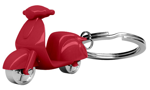 porte cles scooter rouge metalmorphose