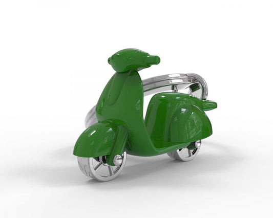 porte cles scooter vert metalmorphose