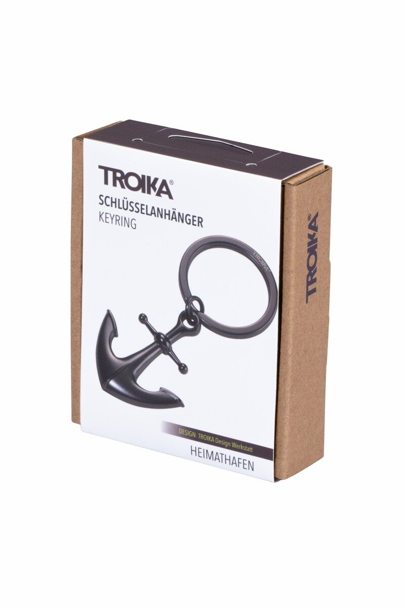 porte cles ancre noir troika