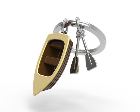 porte cles barque marron metalmorphose