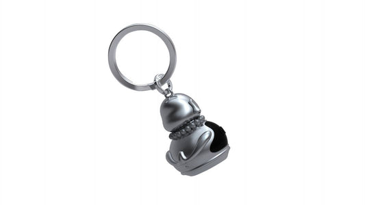 porte cles bouddha noir metalmorphose