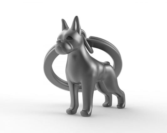 porte cles boxer noir metalmorphose