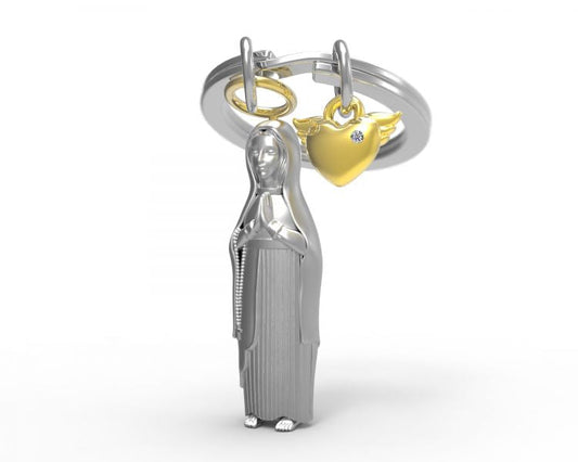 porte cles vierge marie metalmorphose