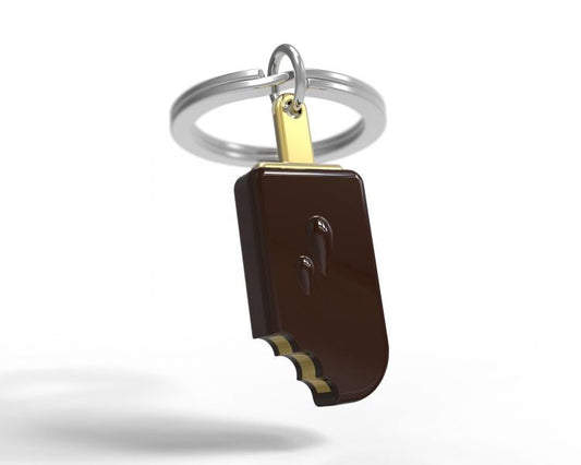 porte cles glace chocolat metalmorphose