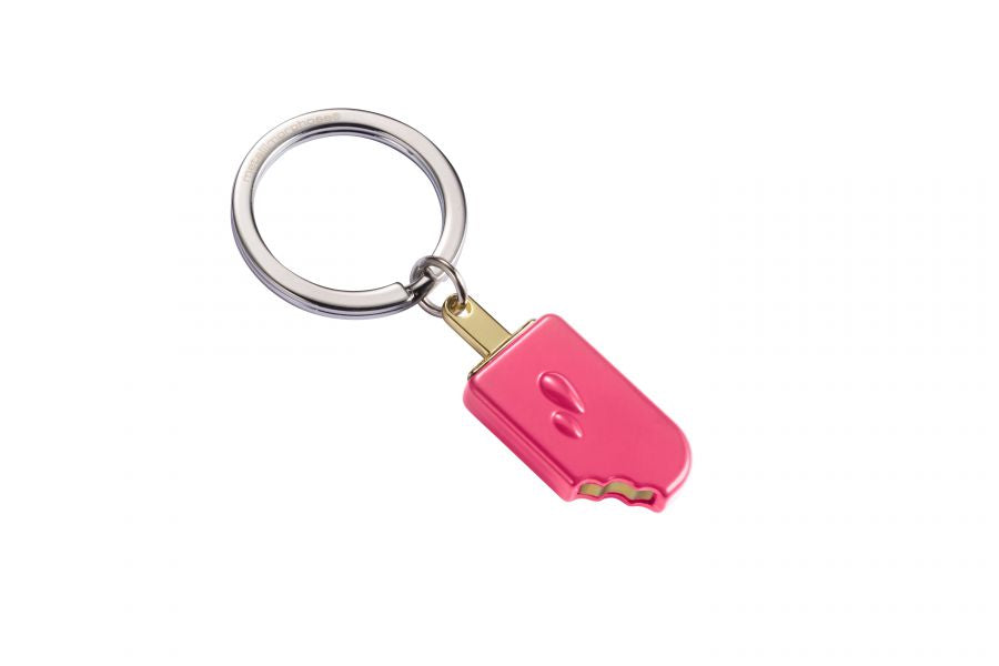 porte cles glace fraise metalmorphose