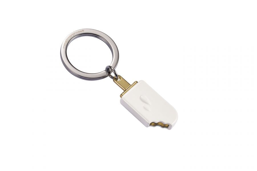 porte cles glace vanille metalmorphose