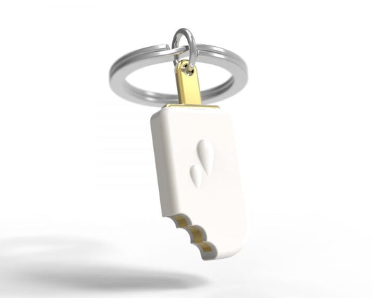 porte cles glace vanille metalmorphose