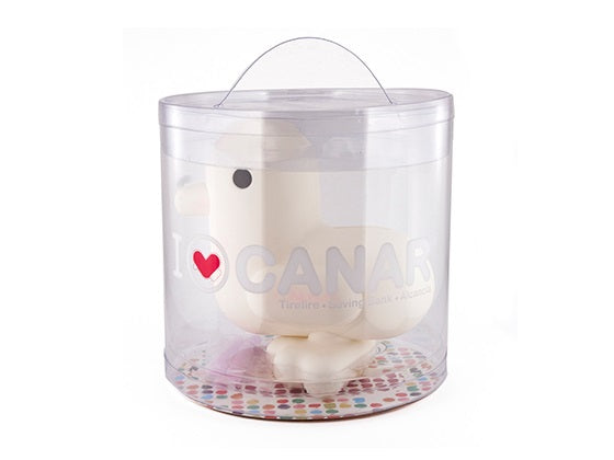 DIY White Duck Piggy Bank