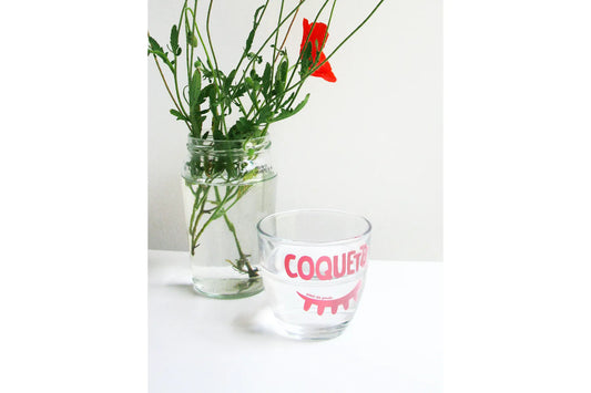 verre coquette duralex pied de poule