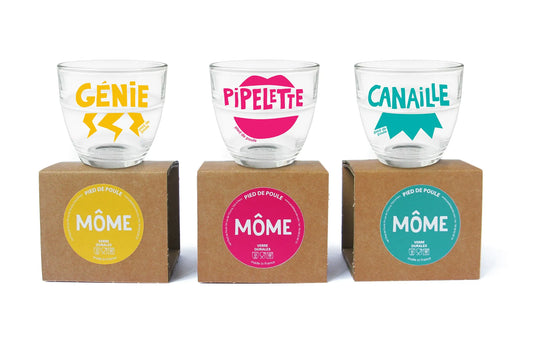 verre pipelette duralex pied de poule