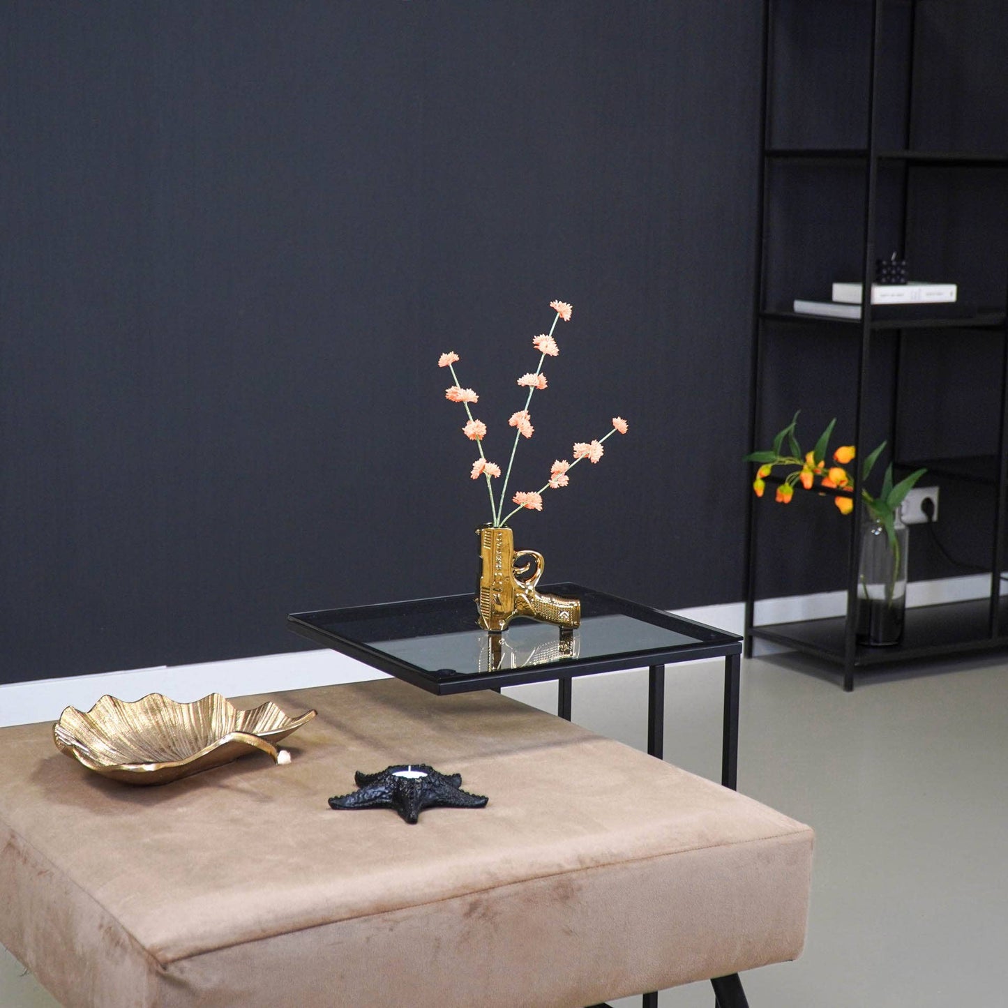 vase a fleurs gun or