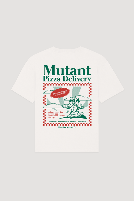 t shirt mutant pizza delivery nostalgic apparel