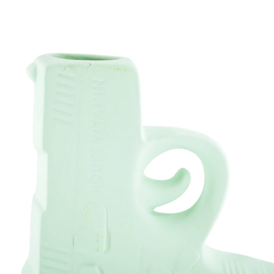 Vase - Pistol - Ceramic - Mint Green - 12x5x12cm