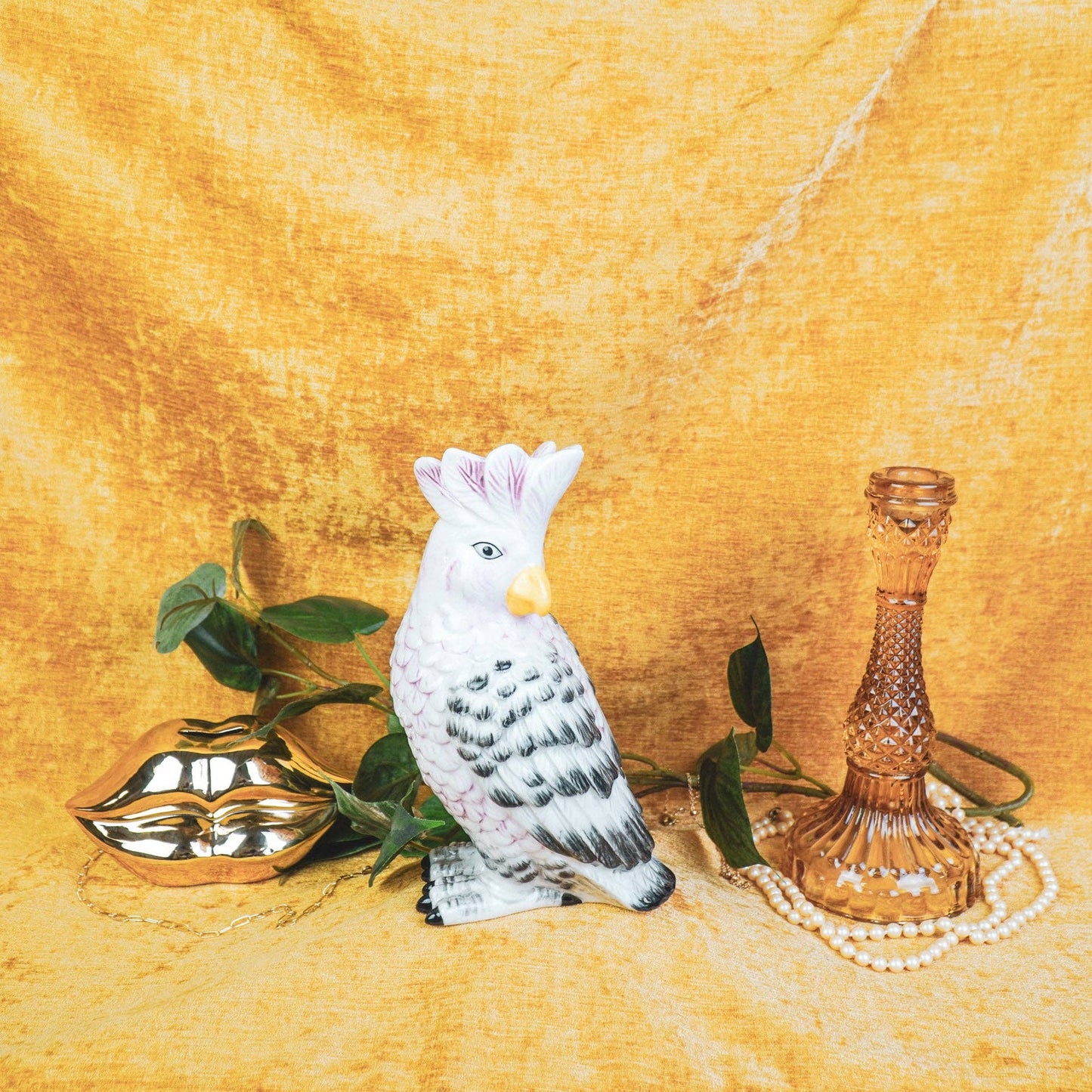 Cockatoo Vase